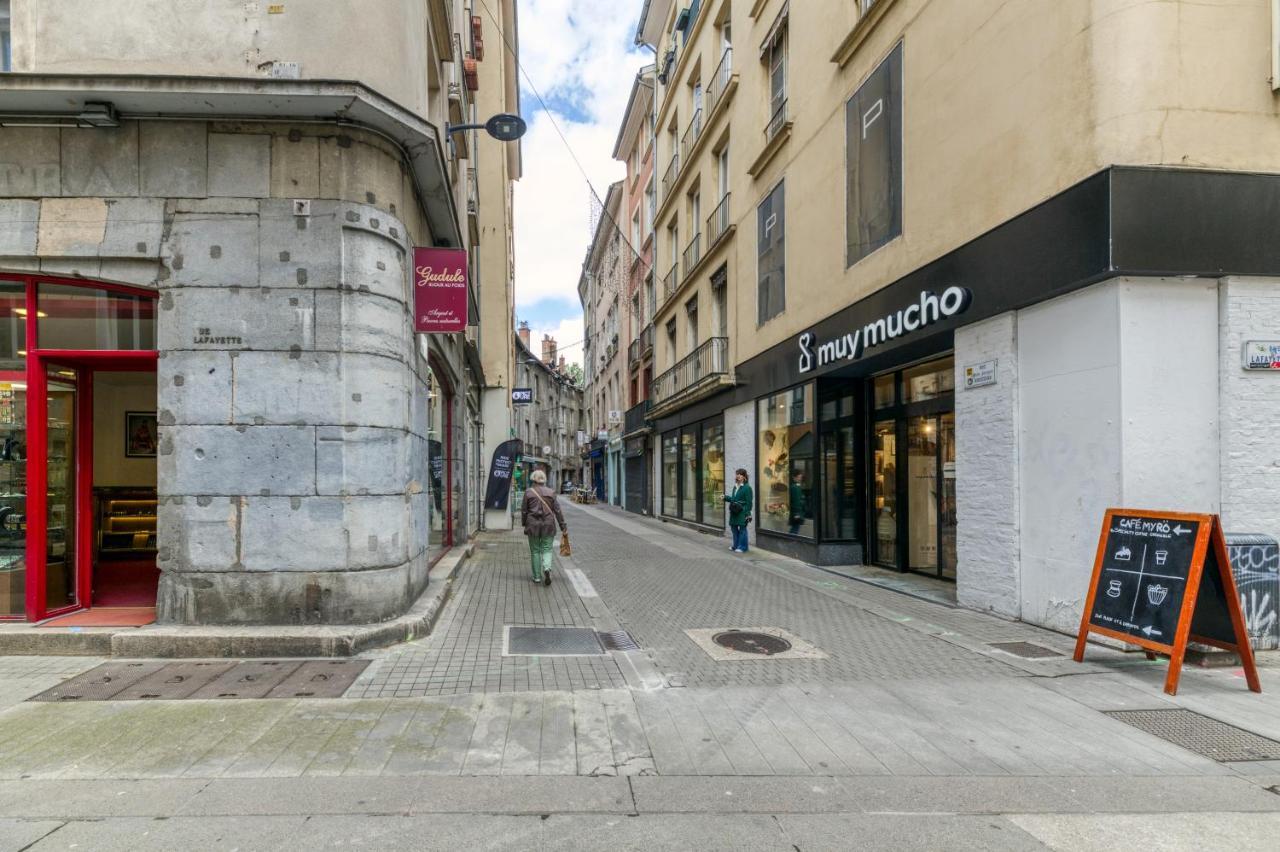 L'Elegance- Centre Historique- Confort- Netflix- Marche Frais Et Local Grenoble Exterior foto